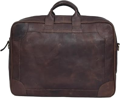 Celtic Unisex Vintage Leather Messenger Office Bag with Adjustable & Detachable Shoulder Strap