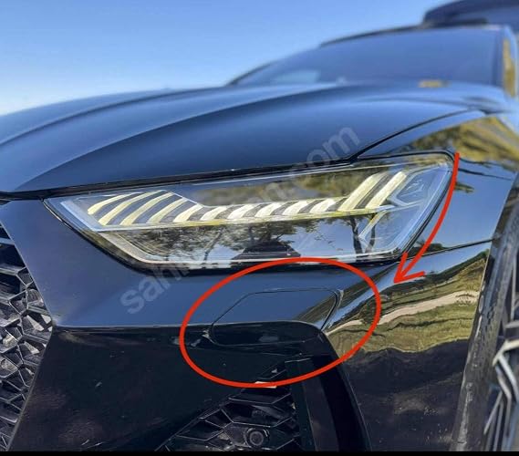 Audi A7 RS7 Uyumlu Tampon Far Yıkama Kapağı