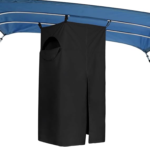 600D Privacy Tent for Boat,27" W x 30" L x 72" -84" H