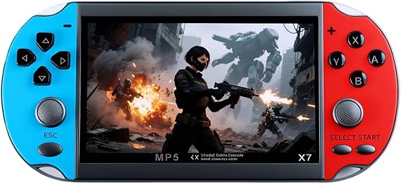 4.3" Screen Handheld Video Game Console - with Classic Game System, Support TV Output, with Rechargeable BatteryTravel Toys Classic Fun for All Age
