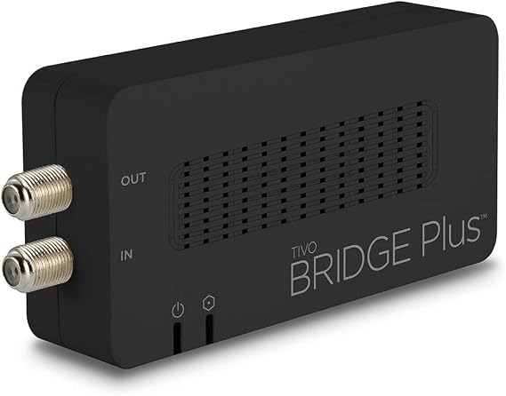 TiVo Bridge Plus, Moca 2.0 Adapter| DVR, Streaming Video, ECB6200TIVO,Black
