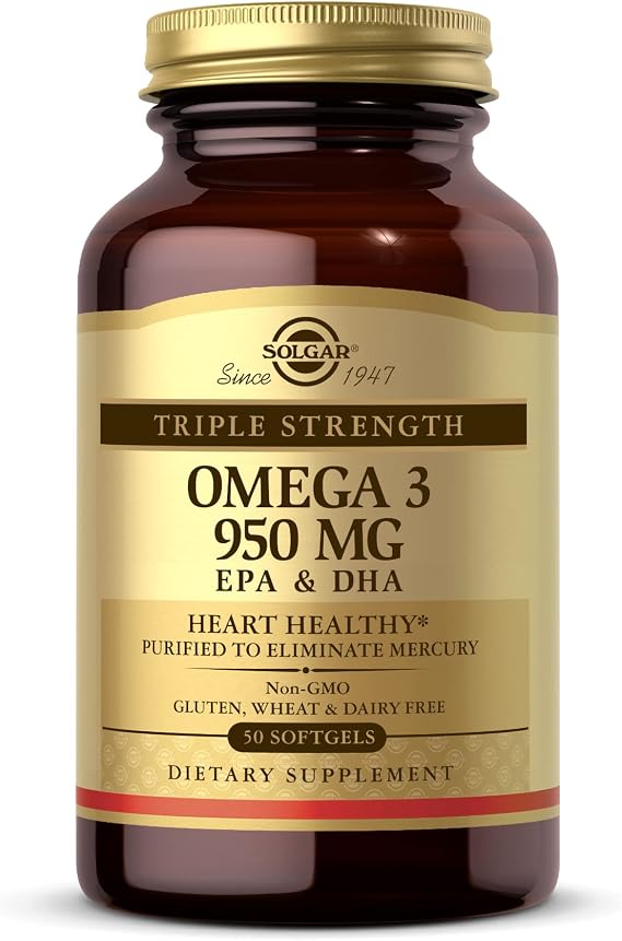 Solgar Omega-3 950 mg EPA ve DHA İçeren 50 Yumuşak Kapsül
