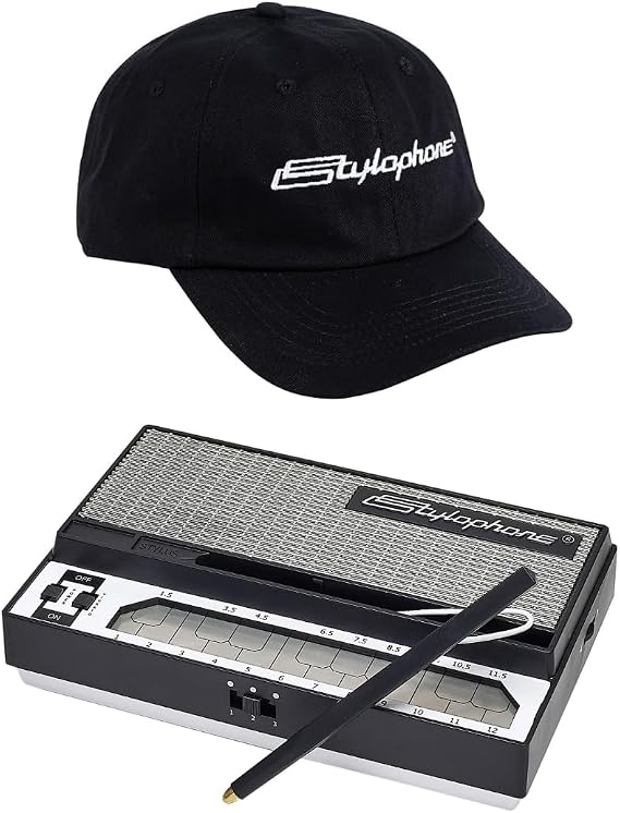 Stylophone Synthesizer with Official Branded Baseball Cap Black