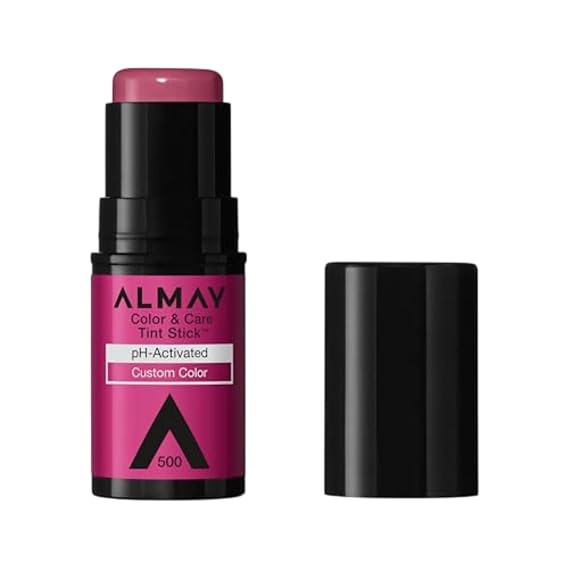 Almay Color & Care Tint Stick, 500 Berry Flush, 0.25 oz | Multi-use moisturizing lip and cheek tint. For visible glow with natural flush of color and a dewy finish. Hypoallergenic.