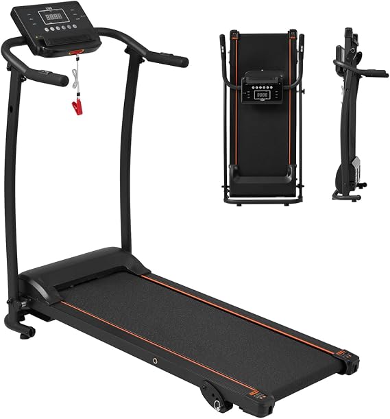 Running Machine, Room Runner, Max 12 km/h, Folding Electric Running Machine, Desk Included, Walking Machine, Heart Rate Monitor, Running Machine, Rolling Machine, Treadmill, Fitness Machine,