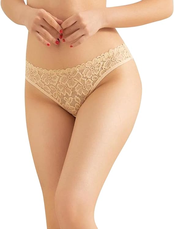 Women Sexy Lace Thong Underwear Still Sexy Lingerie Sexy Hollow Panties Cotton File Lace Thong Preteen Panties Lace