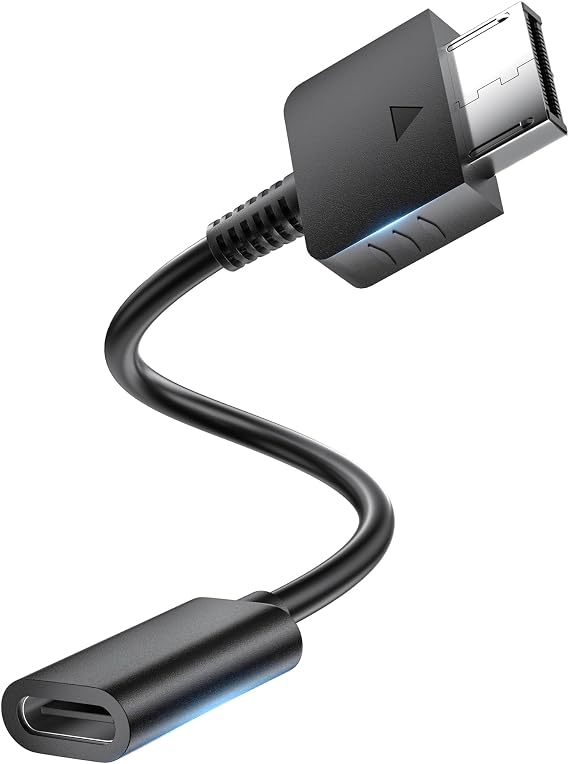(2-Pack) USB-C (Female) Charging Cable Adapter for PS Vita 1000 - Charging Only