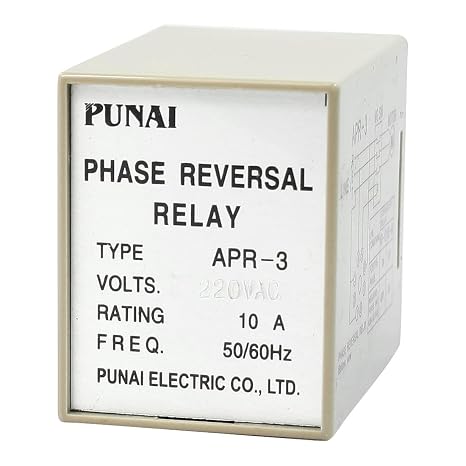 APR-3 Model AC 220V 10A 50/60Hz DPDT Phase Sequence Protect Relay