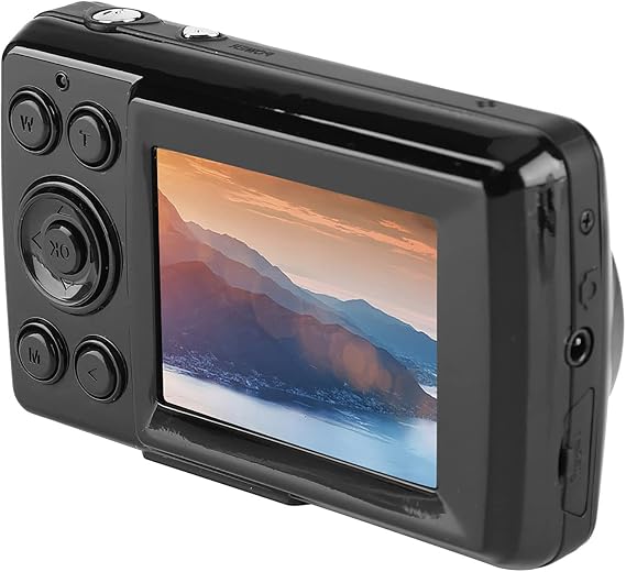 Digital Camera Digital Camera Small Camera Sturdy and Durable digitalkamera with 2.4in Large Screen for Home Use for Travel(Black) Camaras Digitales Compactas