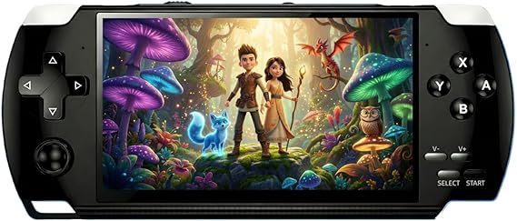 4.3" Screen Classic X6 Video Game Console Handheld Portable Multi Emulators MP4/MP3 Player/Digital Books TV Out Retro Portable Birthday Party Gift