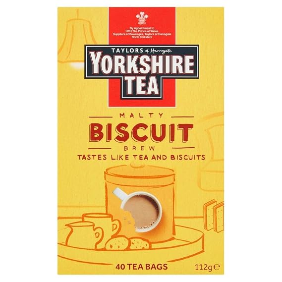 Yorkshire Tea Biscuit Brew 40 Tea Bags 100G (Yorkshire Tea Biscuit Brew 40 Tea Bags 100G)