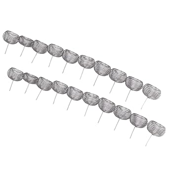 Syrisora 100pcs Bonsai Fertilizer Basket Stainless Steel Spherical Nutrition Box Tools for Orchid