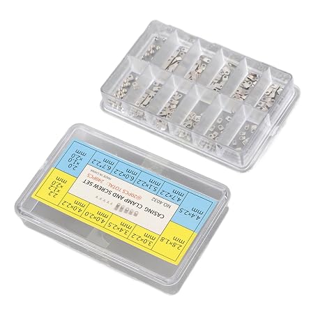 Watch Casing Securing Washer, Watch Casing Securing Screw 240 Piece Watch Case Clamp Adapter for 2824 2836 2846 Housing, Arc Welding Accessories