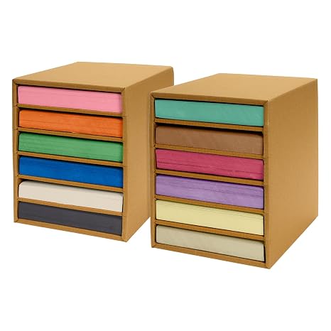 Colorations Lightweight Construction with Organizers, 2,400 Sheets | 9" x 12", Assorted Colors, Bulk Arts & Crafts Supplies, Classroom Must-Haves