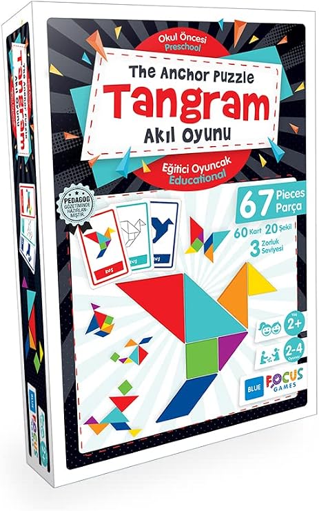 Blue Focus Games Tangram, Akıl Oyunu - The Anchor Puzzle