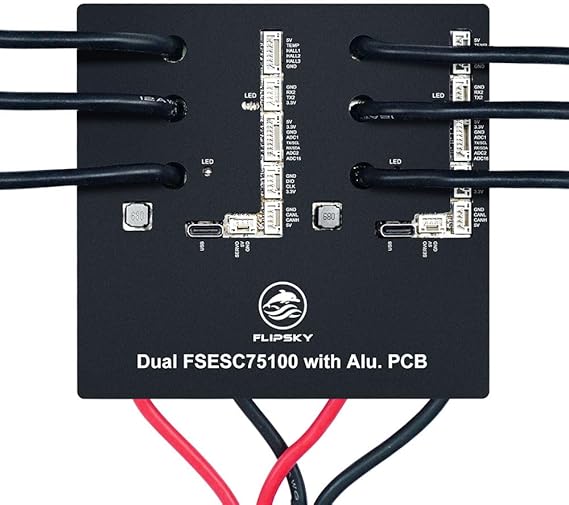 FLIPSKY 75100 FOC 75V 200A Dual ESC with Aluminum PCB for Electric Skateboard/Scooter/Ebike Speed Controller