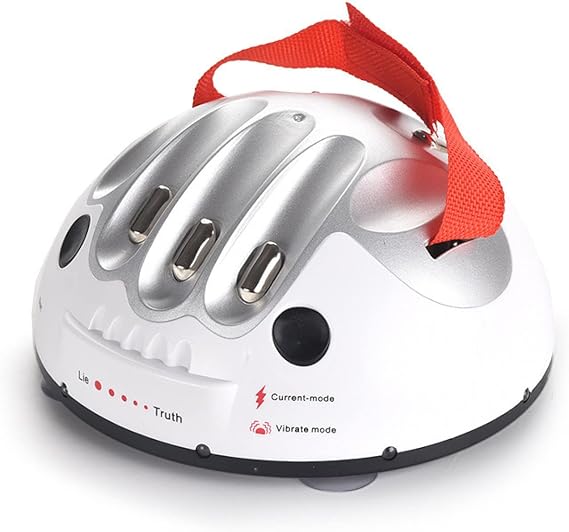 Novelty Game Interesting Electric Shocking Liar Lie Detector Machine - Best Gift for Truth Game Toy
