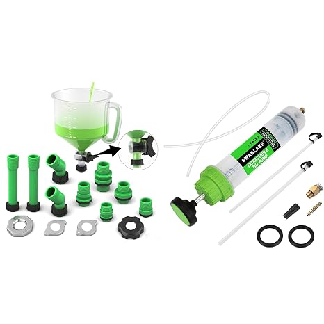 Bundled Products-2 Items: Coolant Funnel Kit & 500cc Fluid Extractor