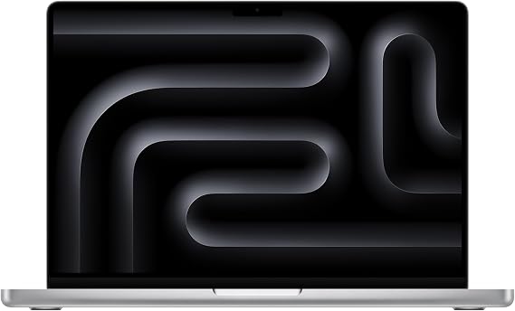 Apple 2023 MacBook Pro Laptop M3 chip with 8core CPU, 10core GPU: Built for Apple Intelligence, 14.2-inch Liquid Retina XDR Display, 8GB Unified Memory, 1TB SSD Storage; Silver