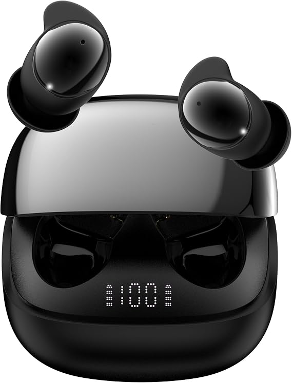 Oraolo Sleep Ear200, Wireless in-Ear Headphones, Bluetooth 6.0 Sleep Headphones, with ANC Active Noise Cancellation Designed for Side Sleepers,Black