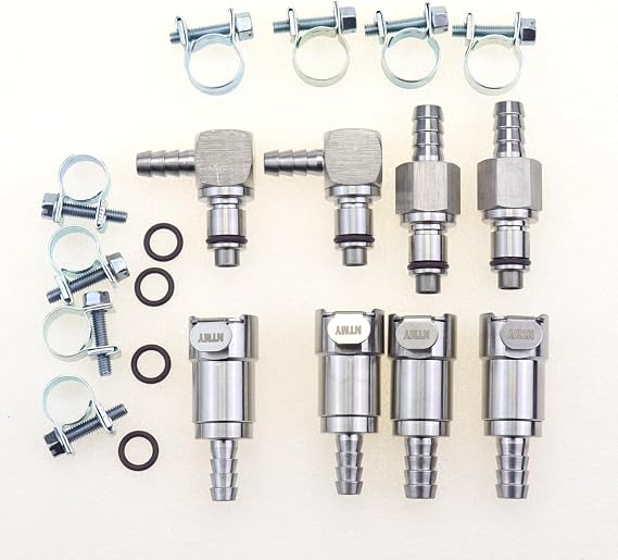 For BMW R1150GS ADV Gas Fuel Line Hose Quick Release Disconnect Coupling Full