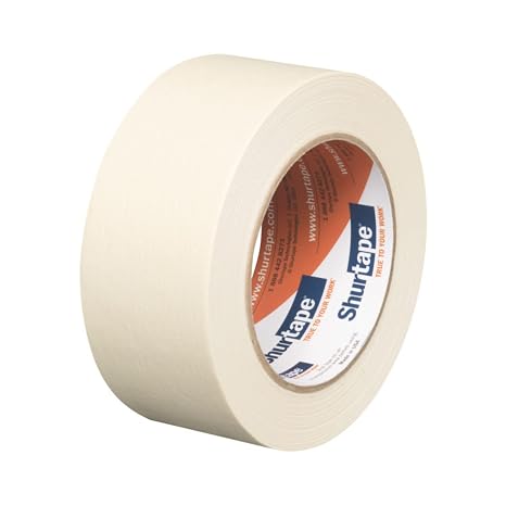 Shurtape CP-106/NAT260 Shurtape CP-106 Economy Grade Masking Tape: 2" x 60 yd., Natural