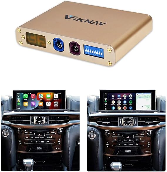 Wired/Wireless CarPlay Android Auto for Lexus GS LS RX LX570 ES CT NX RC RX OEM with Mouse Joystick Linux Interface Box Fit for Original Car Radio Upgrade GPS Navigation Mirror Link