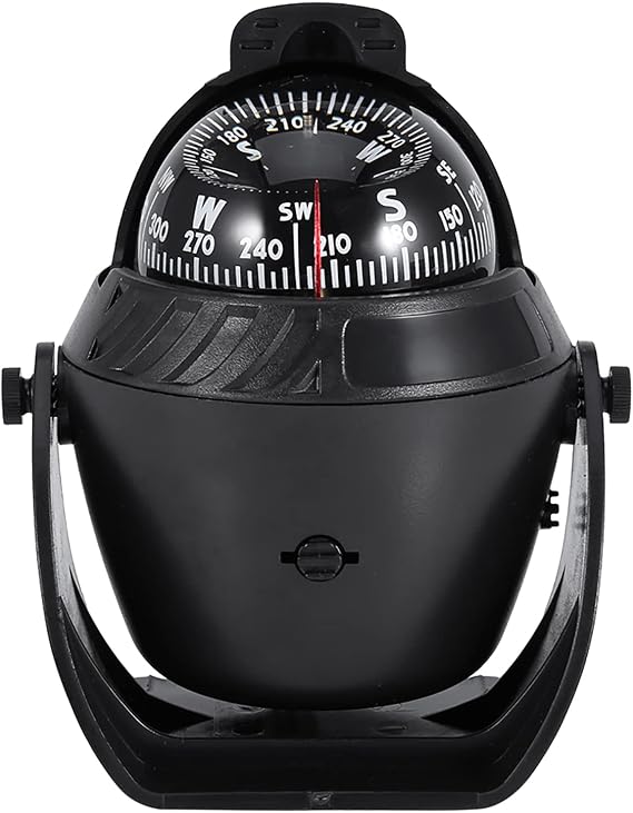 Ejoyous Marine Illuminated Dashboard Boat Navigation Electronic W/LED Light for Car Boat Automotive, Black