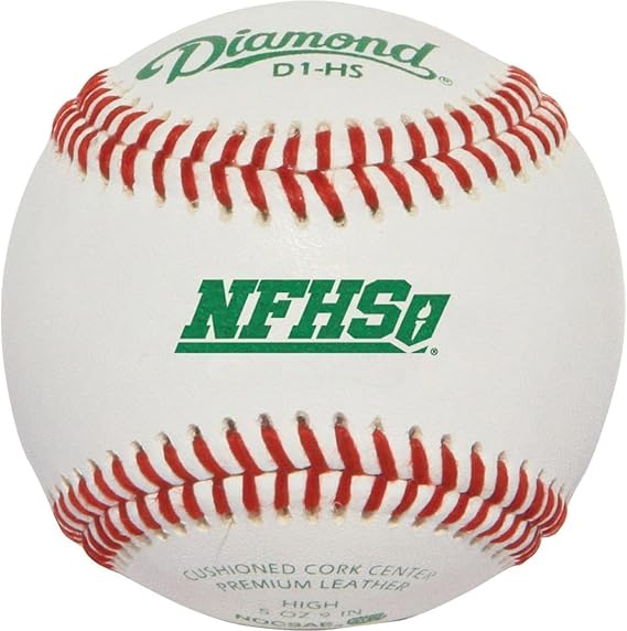 Diamond D1-Nfhs Leather Baseballs 12 Ball Pack