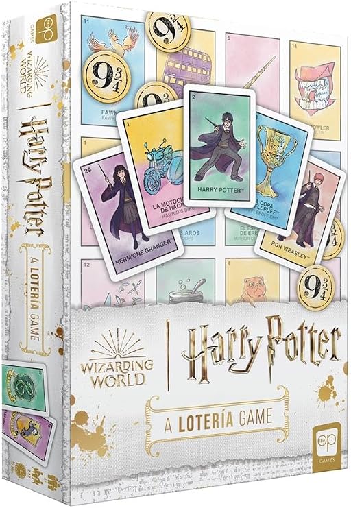 Harry Potter Loteria Game - Bingo Style with Custom Artwork Inspired by Mexican Culture