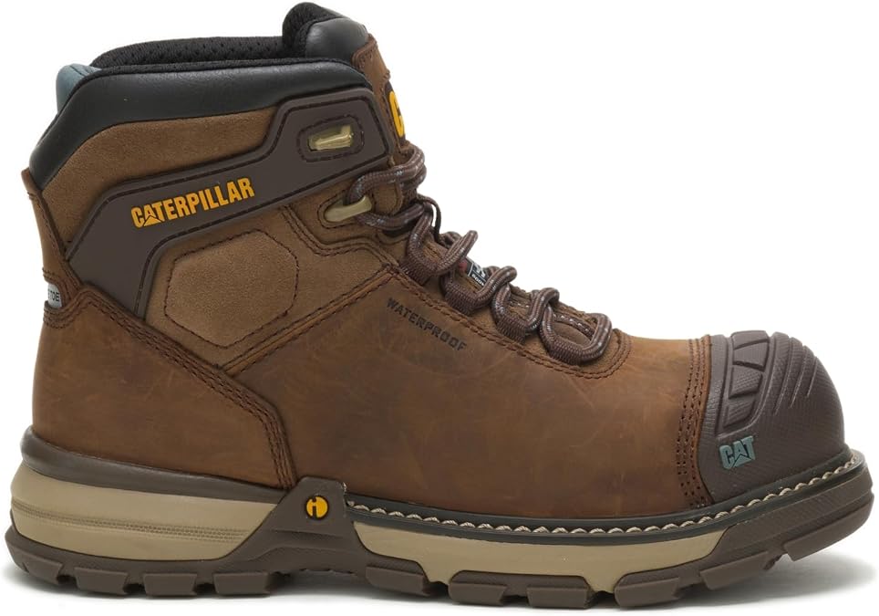 Caterpillar Excavator Superlite Waterproof Thinsulate Insulated Nano Toe, Dark Brown, 7 US