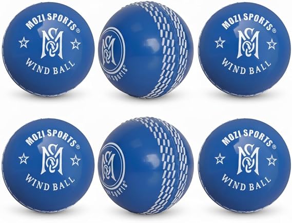 Wind Cricket Balls - Indoor & Outdoor Soft Training Cricket Balls for Skills Coaching Practice