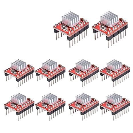 10pcs A4988 Stepper Motor Driver Module for 3D Printer RepRap StepStick