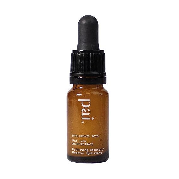 Pai Skincare - Organic Pai Labs Hyaluronic Acid Hydrating Booster | Natural, Vegan, Sensitive Skincare (0.3 fl oz | 10 ml) | Multi-Weight Serum Drops, Plumps & Replenishes Dehydrated Skin, Mix Into Any Moisturizer, Fragrance Free, Natural & Vegan