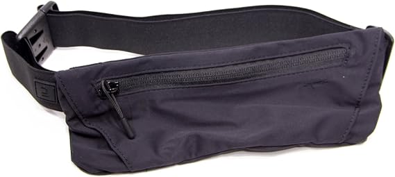 Decathlon Running Waist Bag - 2 Division Black Kalenji Meridyendukkan