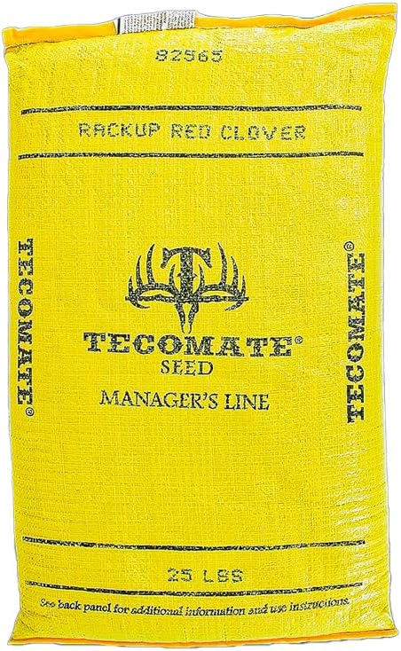 Rackup Red Clover Deer Food Plot Seed - 25 lbs.