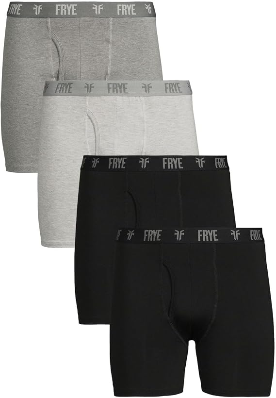 Frye Mens Boxer Briefs Underwear 4-Pack