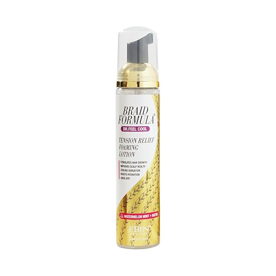 EBIN NEW YORK DR. FEEL COOL Tension Relief Foaming lotion Watermelon Mint Biotin 3.38 fl. 0z. 100ML Hydrates Scalp, Strengths Hair, Gives Cooling Sensation, Quick Dry