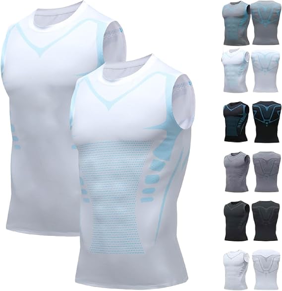 North Alpine Compression Vest Men - North Power Compression Vest, Close-Fitting Gym Base Layer for Running & Fitness