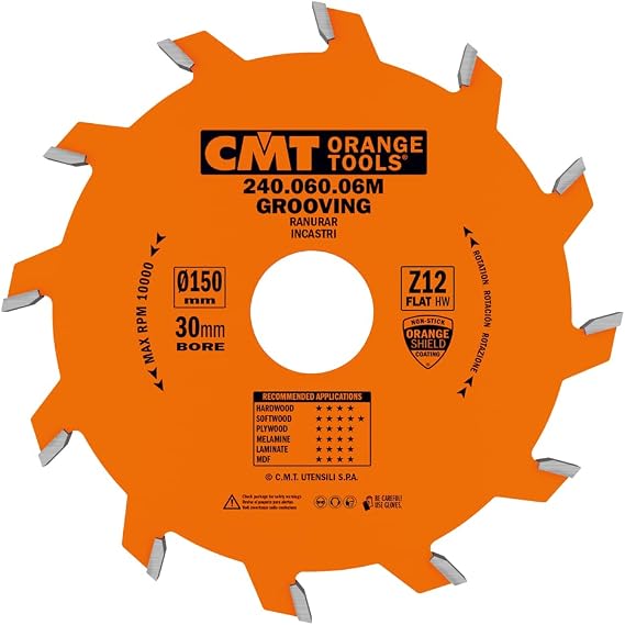 Cmt Orange Tools 240.060.06m - NutkreissÄgeblatt 150x6x30 Z=12 Flachzahn