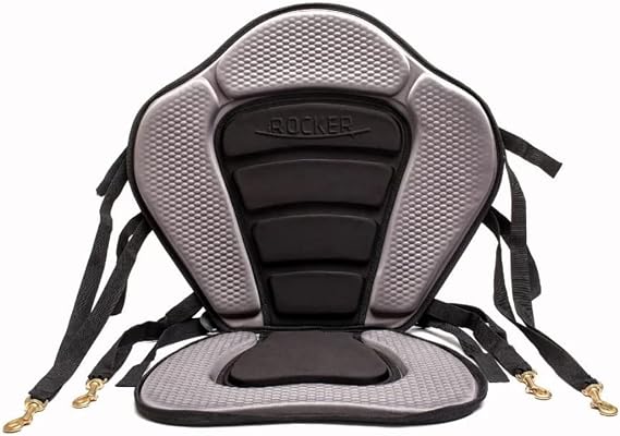 iROCKER Universal Kayak Seat for Inflatable Paddle Boards & SUP - Comfortable, Adjustable, Portable Kayak Conversion Seat - Detachable Storage Bag, Cushioned Backrest, and Durable Neoprene Material