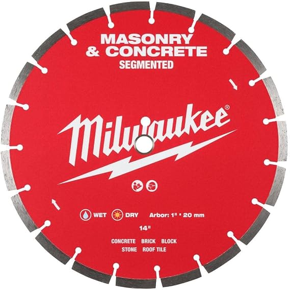 Milwaukee Electric - 14 INCH Segmented Masonry and Concrete Diamond BLA