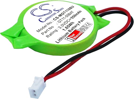 Estry Battery Replacement for GOT 1000 Series Display terminals GT10 Graphic terminals GT11 Graphic terminals FX3U-32BL GT11-50BAT