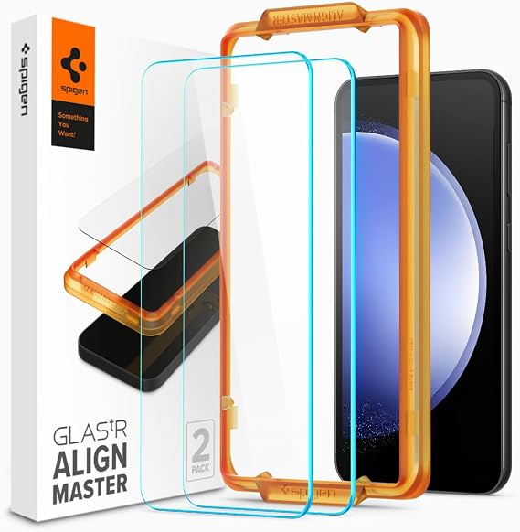 Spigen GlasTR AlignMaster Tempered Glass Screen Protector for Galaxy S23 FE