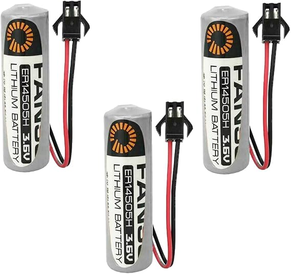3PCS ER14505H AA 3.6V 2700mAh Lithium Battery for ER14505 LS14500 with Plug