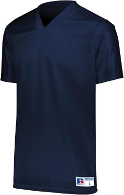 Russell Athletic Womens Russell Athletic Womens Solid Flag Football Jersey Premium Mesh Football Jersey for Women for Team and Personal Use