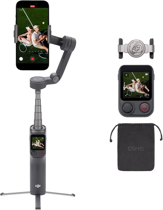 Osmo Mobile 8P スマホ用ジンバル iPhone＆Android対応 リモコン
