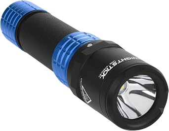 Nightstick USB-578XL-BL Metal Dual-Lighta Rechargeable Flashlight - Blue