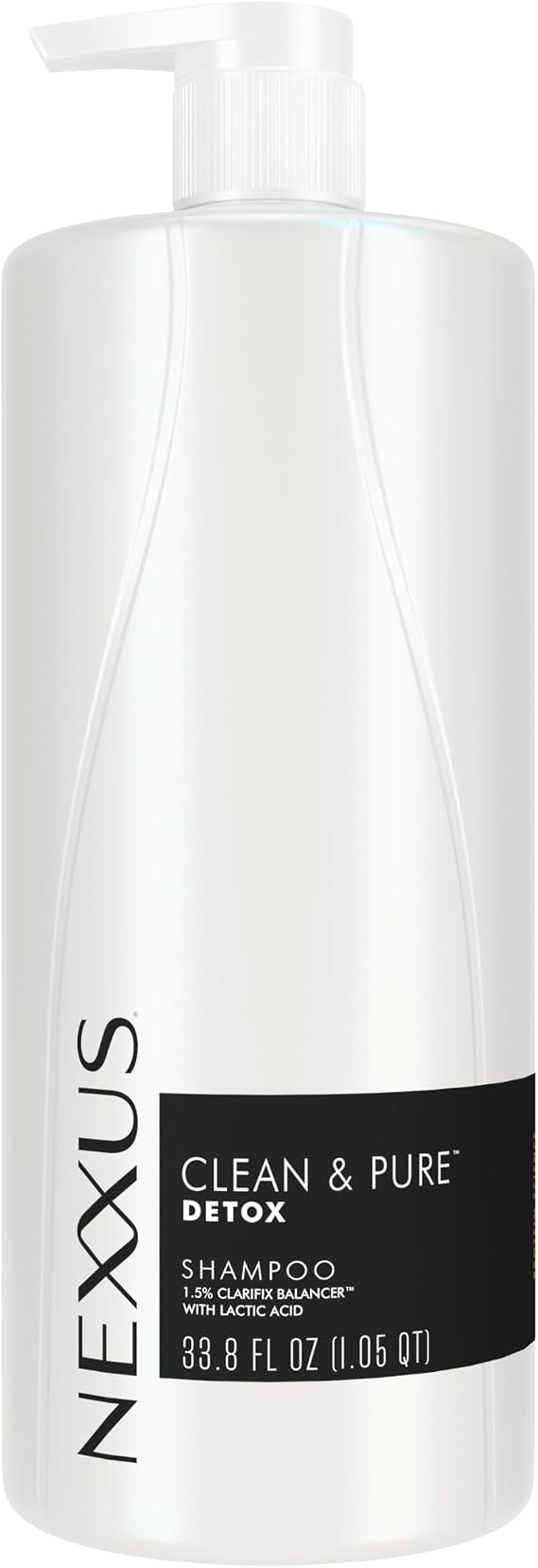 Nexxus Clean and Pure Clarifying Shampoo, For Nourished Hair With ProteinFusion, Silicone, Dye And Paraben Free 33.8 oz