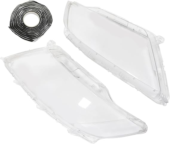 XQSMWF Headlight Lens Covers Compatible with Lincoln MKX 2014 2015 2016 2017 2018 Pair Left & Right Headlamp Lens Cover